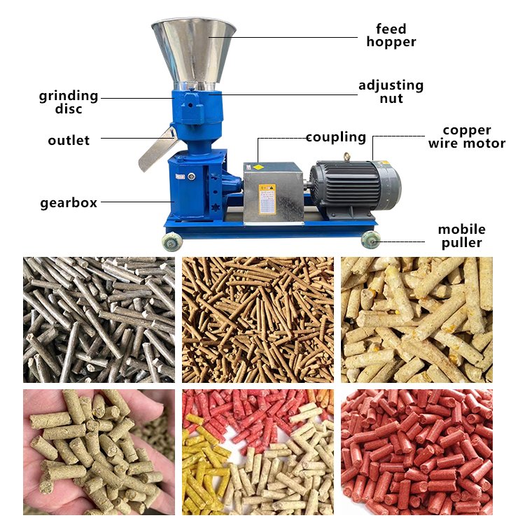 Feed pellet machine cattle and sheep concentrated feed pellet feed processing equipment