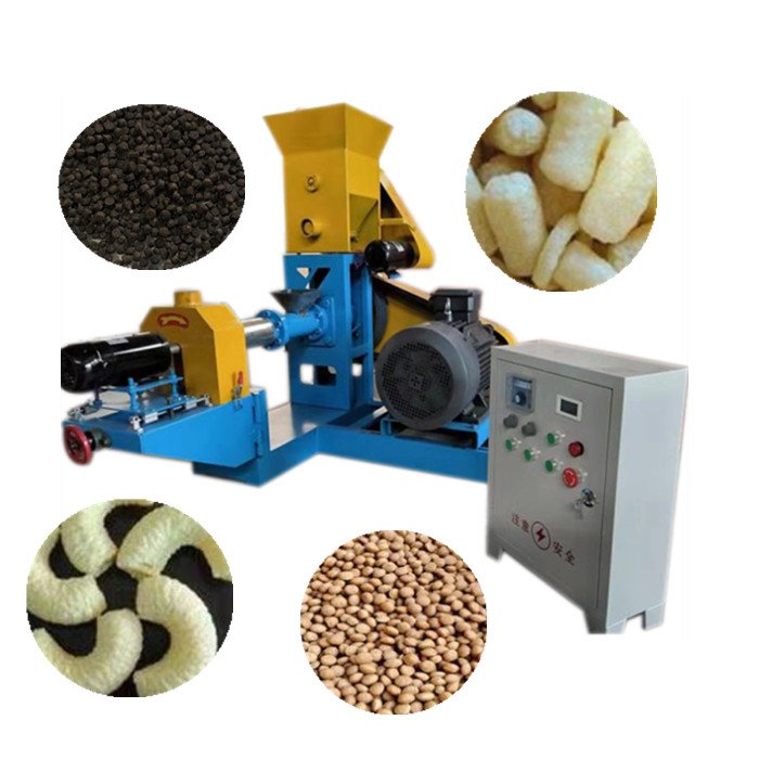 Cheap price poultry grain pellet food feed processing machine small animal feed making machine trade extruder pellet machine