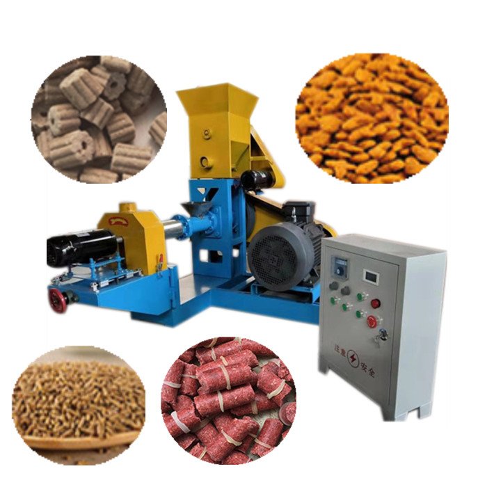 Cheap price poultry grain pellet food feed processing machine small animal feed making machine trade extruder pellet machine