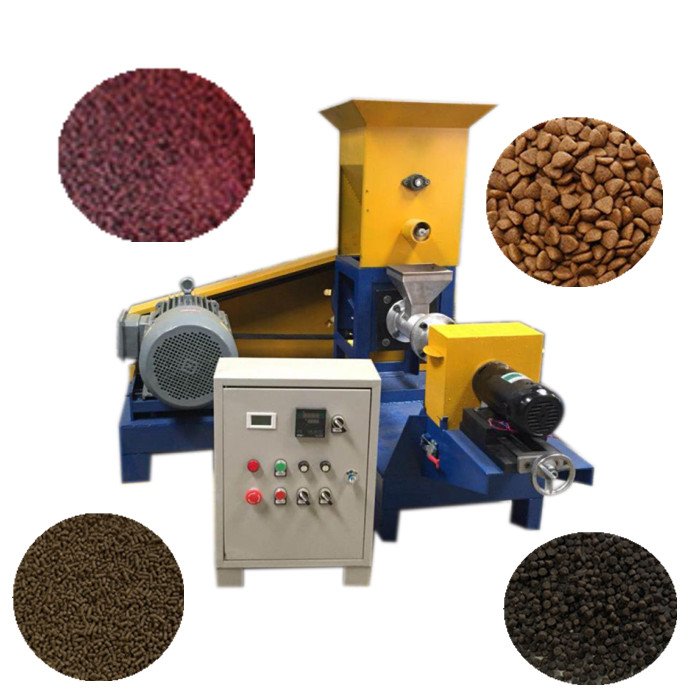 Cheap price poultry grain pellet food feed processing machine small animal feed making machine trade extruder pellet machine
