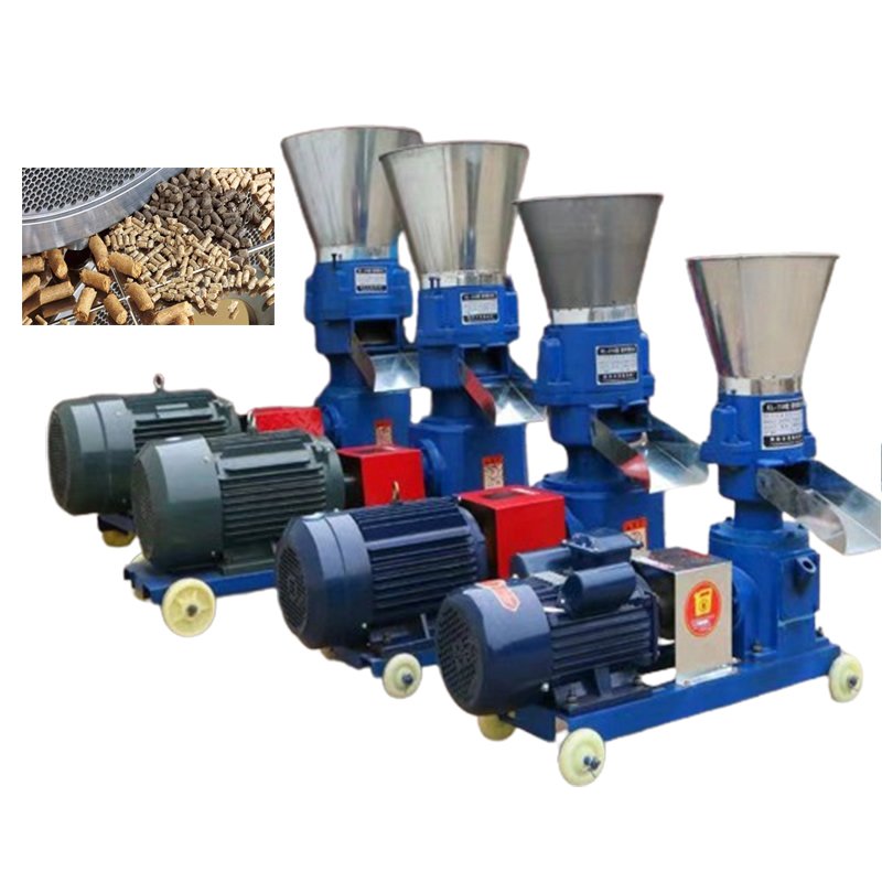 Organic Fertilizer Manure Alfalfa Fuel Rice Husk Chips Grass Biomass Sawdust Wood Pellet Machine