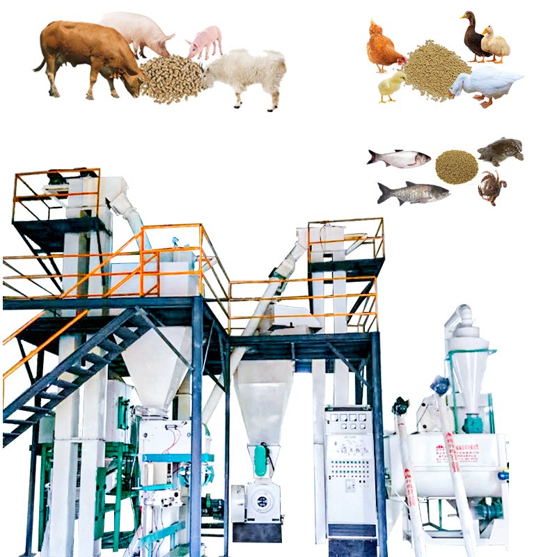 livestock feed pellet production line animals feed pellet