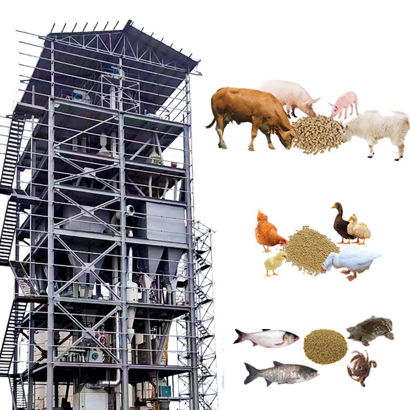 livestock feed pellet production line animals feed pellet