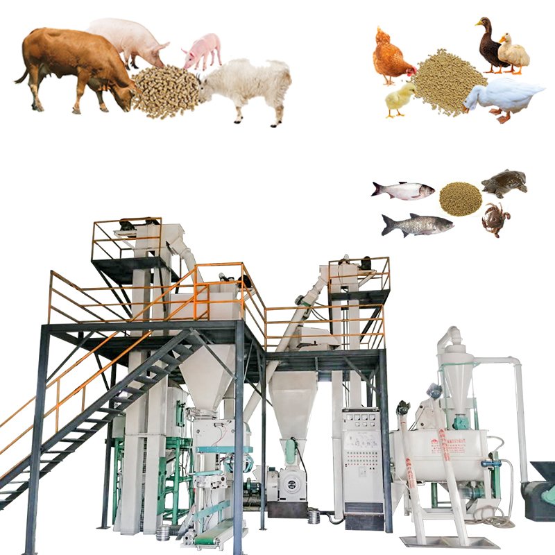 livestock feed pellet production line animals feed pellet