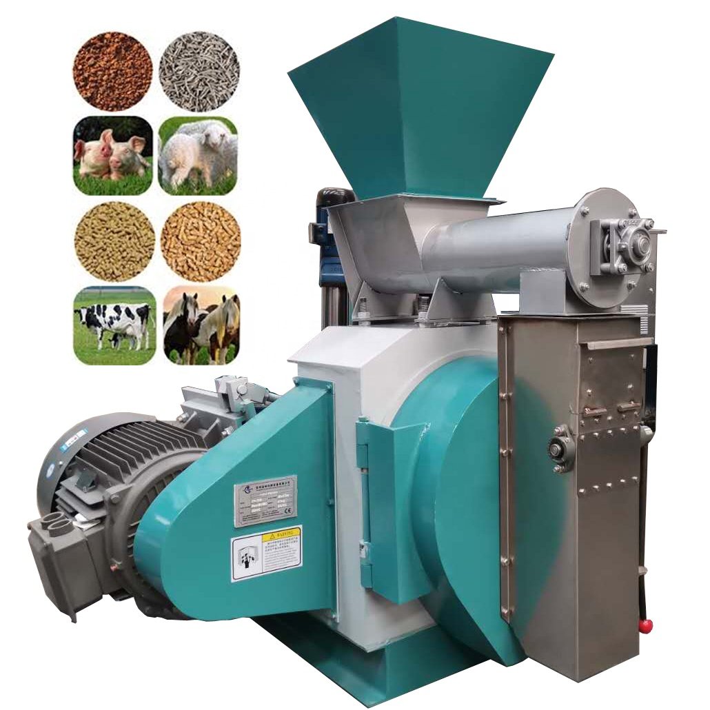 1-3T/H CE Animal Feed Processing Equipment Poultry Chicken Feed Pellet Mill Machine Chicken Feed Processing Machine PRICE