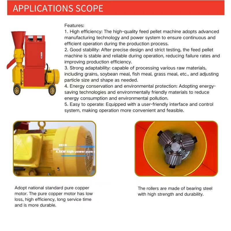 200kg/hpelletizer Machine for Animal Feeds Pelet Machine Provided 90 Vertical Pellet Printing Machine in Inone New Product 2024