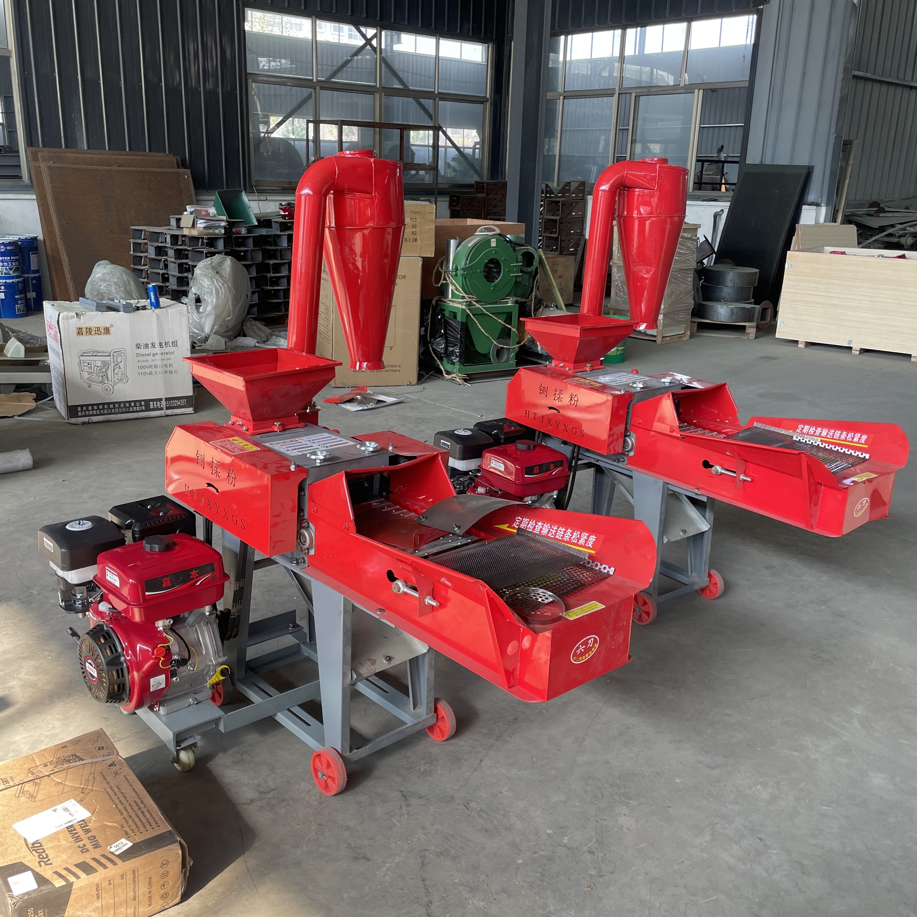 Horizontal Corn Straw Stalk Shredder Machine/Grass Silage Chaff Cutter Chopper Machine for poultry animal feed processing