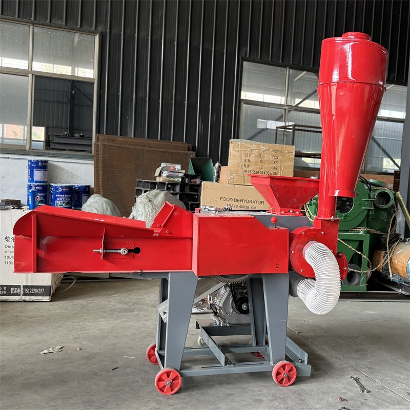 Horizontal Corn Straw Stalk Shredder Machine/Grass Silage Chaff Cutter Chopper Machine for poultry animal feed processing