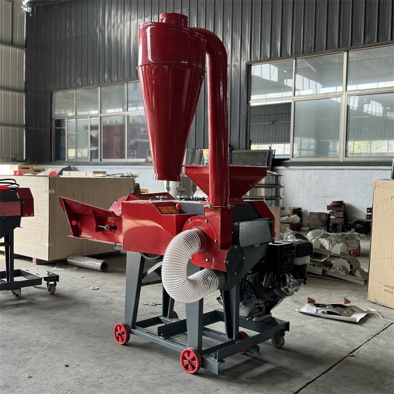 Horizontal Corn Straw Stalk Shredder Machine/Grass Silage Chaff Cutter Chopper Machine for poultry animal feed processing