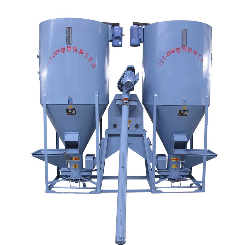 Poultry feed grinder mixer production line animal feeding mixer machine