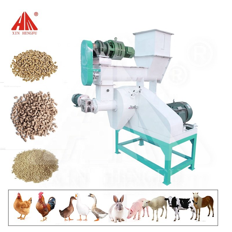 Small farm Use 1T/H Cattle Chicken Feed Pellet Mill Plant Poultry Animal Feed Pellet Mill Machine