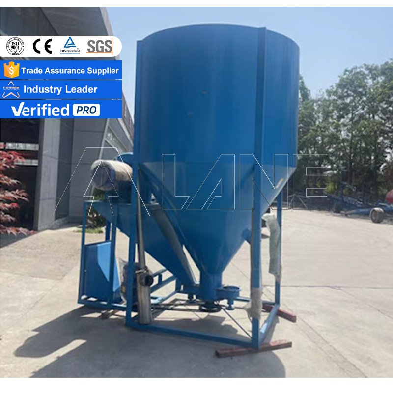 LANE Feed Mixer Machine Animal Feed Mixers Corn Straw Crusher Feed Processing Machinery Price