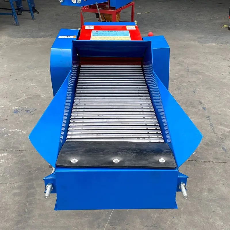 Farm Use Home Use Factory Direct Sale Dry And Wet Silage Hay Grass Straw Mini Chaff Cutter Automatic Machine With Ground Wheel