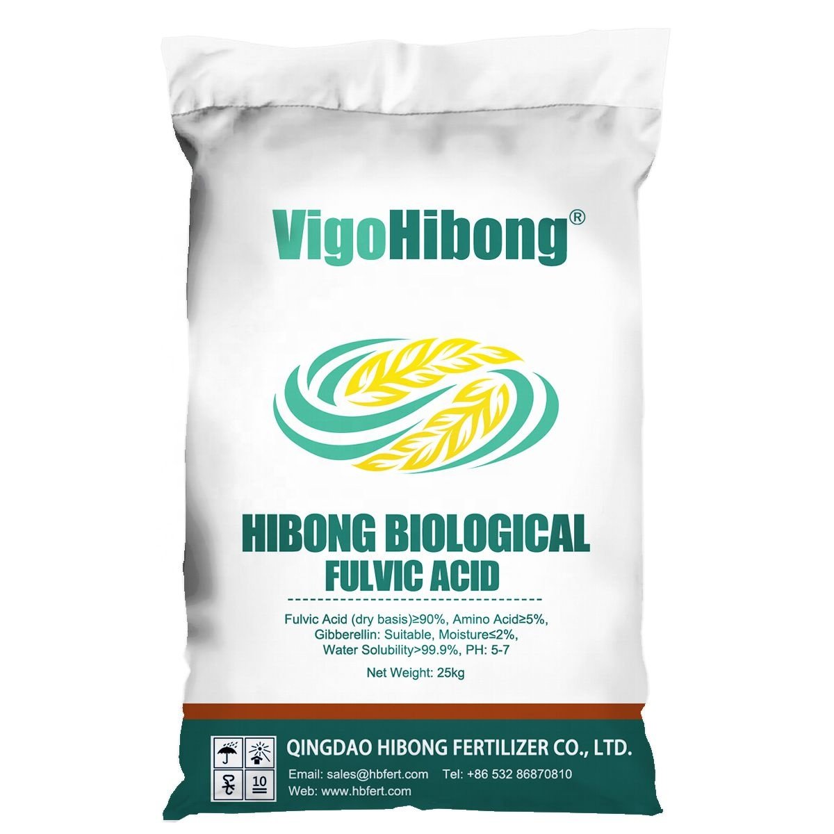 99.9% Water Soluble Organic Bio Fulvic Acid Powder High Quality Animal Feed for Fish