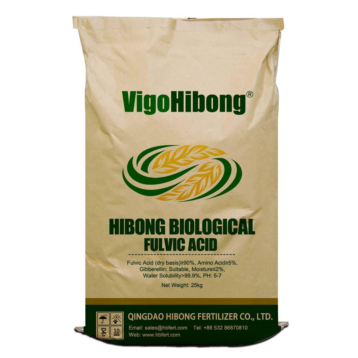 99.9% Water Soluble Organic Bio Fulvic Acid Powder High Quality Animal Feed for Fish