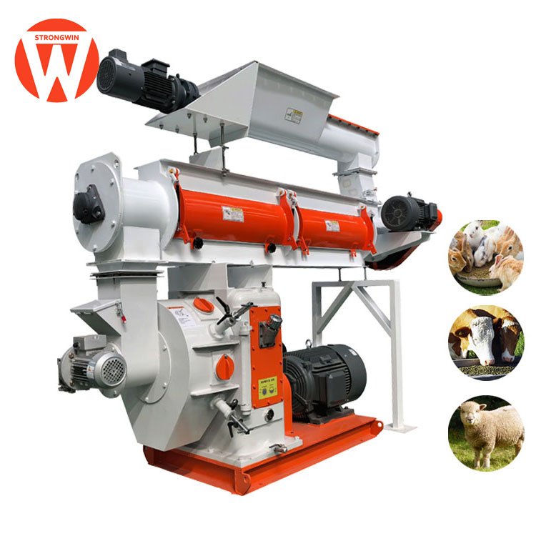 2t animal feed pallet mill machine