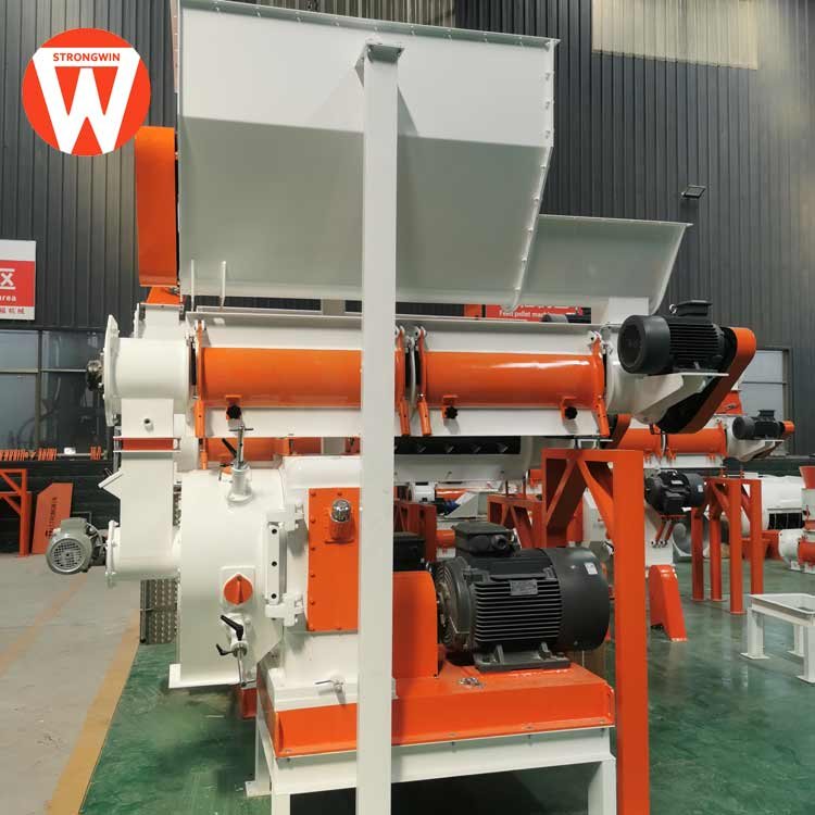 2t animal feed pallet mill machine