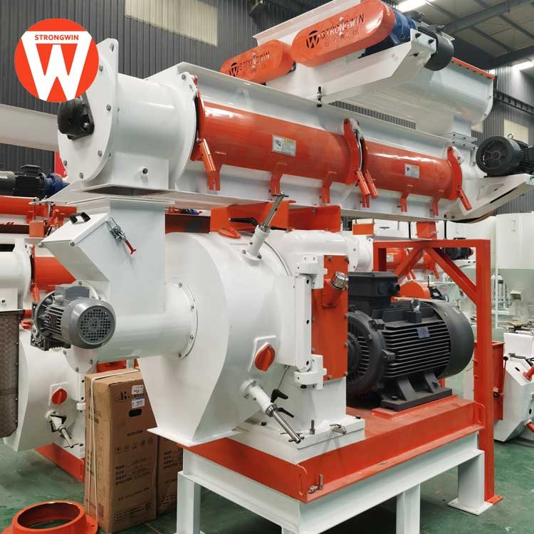 2t animal feed pallet mill machine