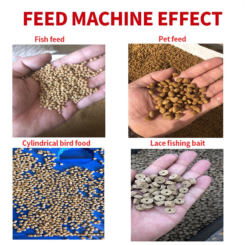 Household small dog food puffing machine Aquatic animal feed extruder shrimp making machine floating fish pellet mill machine