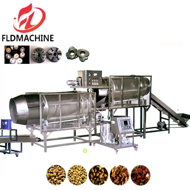 Pet Food Machine Automatic Dry Extruder Pet Food Machine For Dog Animal Feed Whole Production Line