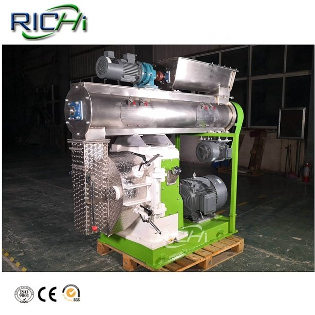 RICHI 2-3 T/H Feed Pallet Making Machine Animal Feed Pellet Processing Machine Poultry Feed Pellet
