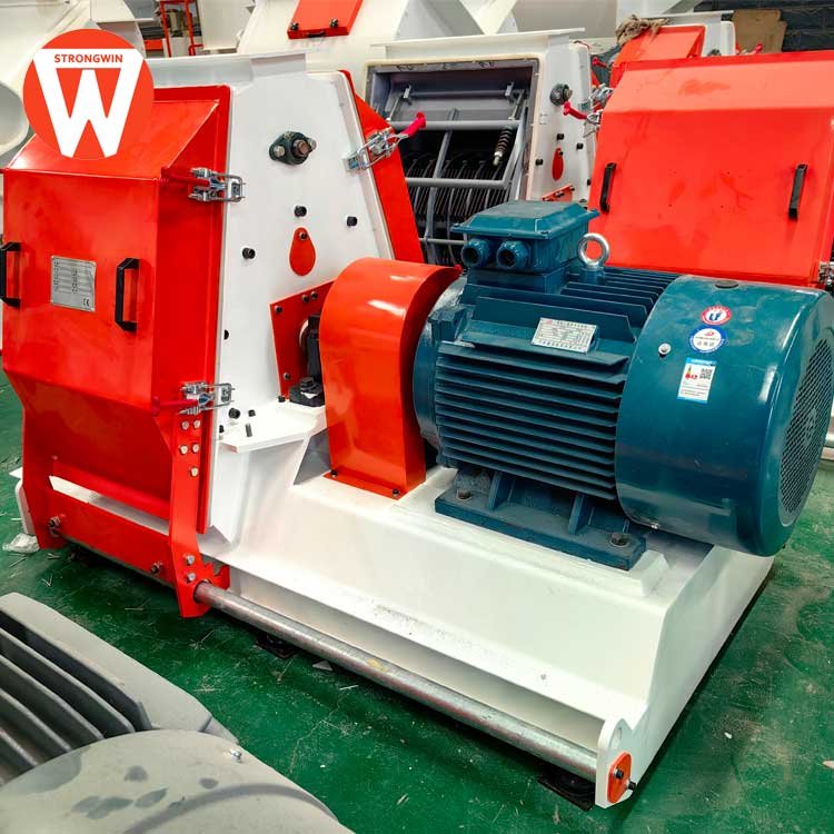 Manufacture hammer mill crusher machine for animal feed