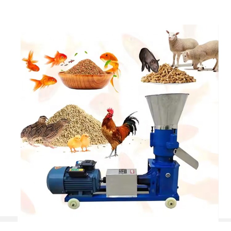 Chicken Animal Feed Pellet Making Machine / 150-900kg/h cow Food Pellet Machine