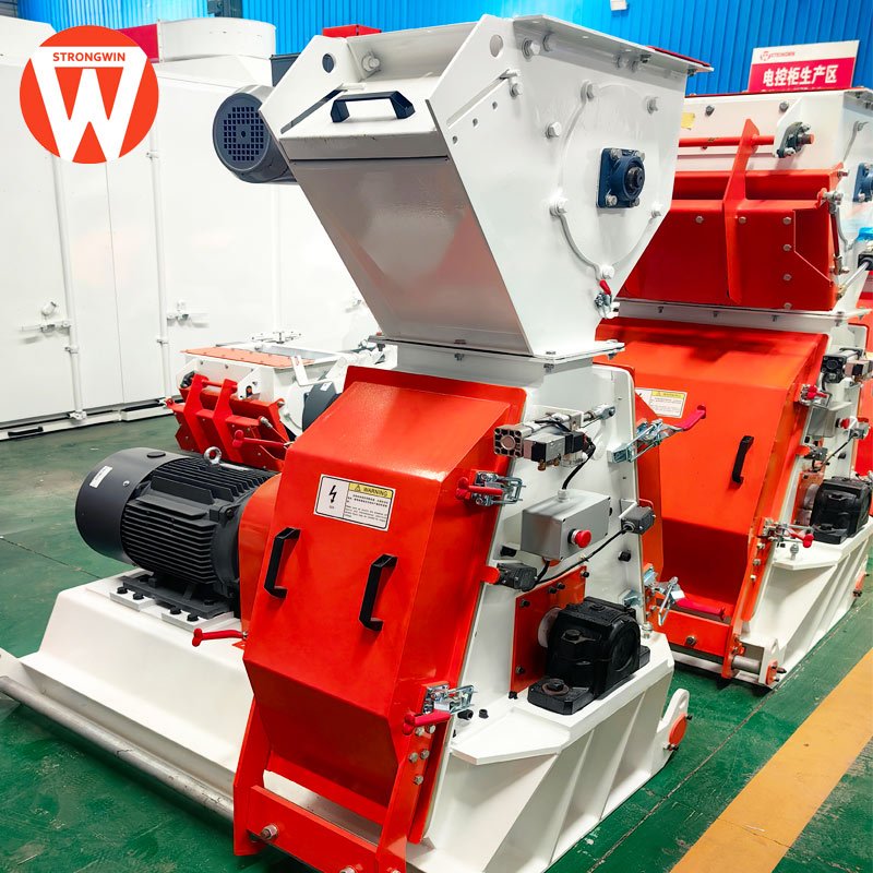 Hammer mill animal feed grain crusher machine