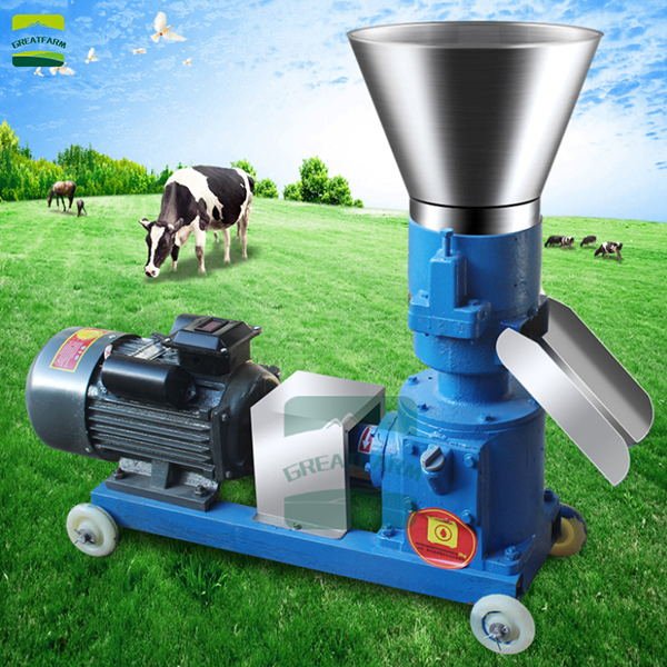 GREAT FARM Durable High Efficiency Granulator Machine For Animal Feeds Electric Type Pellet Machine