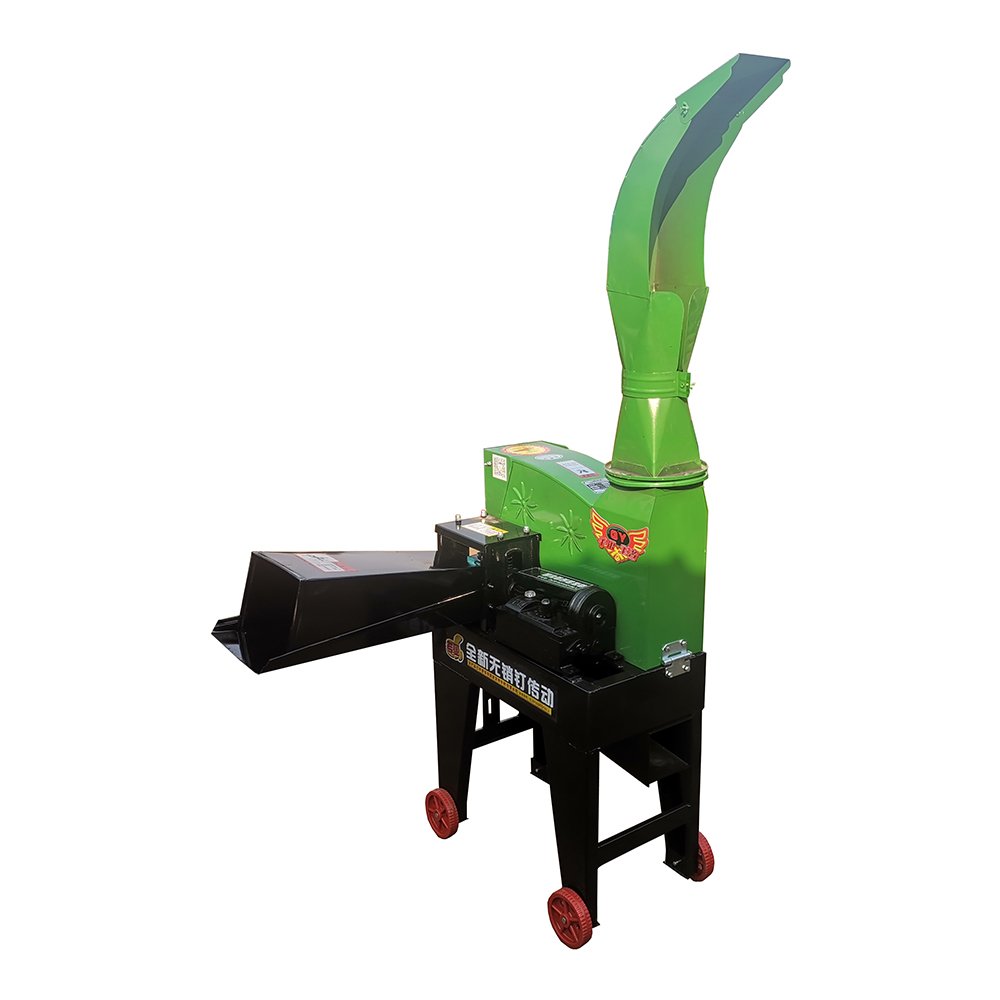 Livestock forage fodder silage hay corn stalk straw grass chopper crusher chaff cutter machine for animal feed 1.8 ton/h