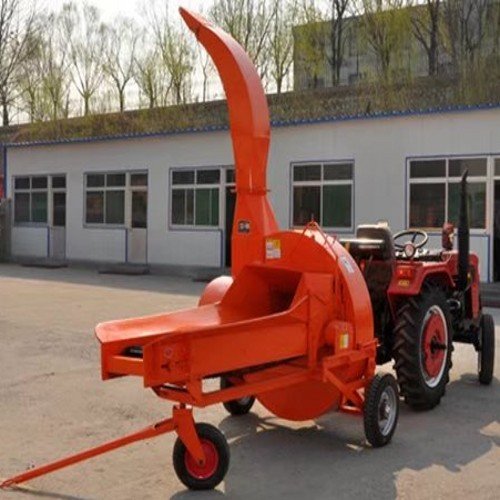 PTO drive tractor power animal feed cutting machine silage straw chaff cutter