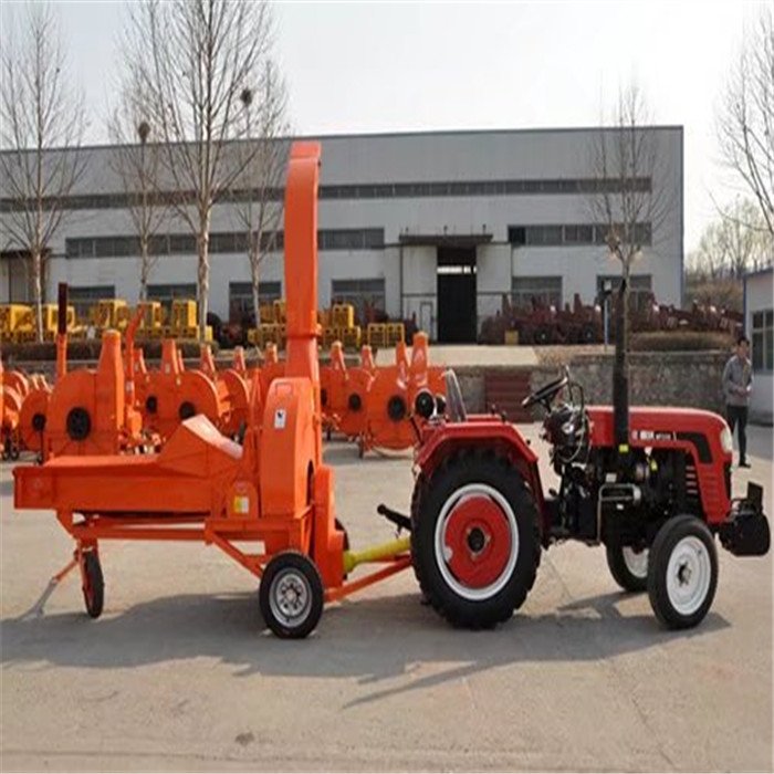 PTO drive tractor power animal feed cutting machine silage straw chaff cutter