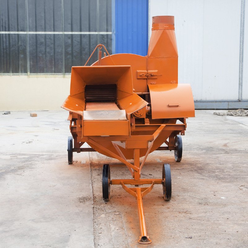 PTO drive tractor power animal feed cutting machine silage straw chaff cutter