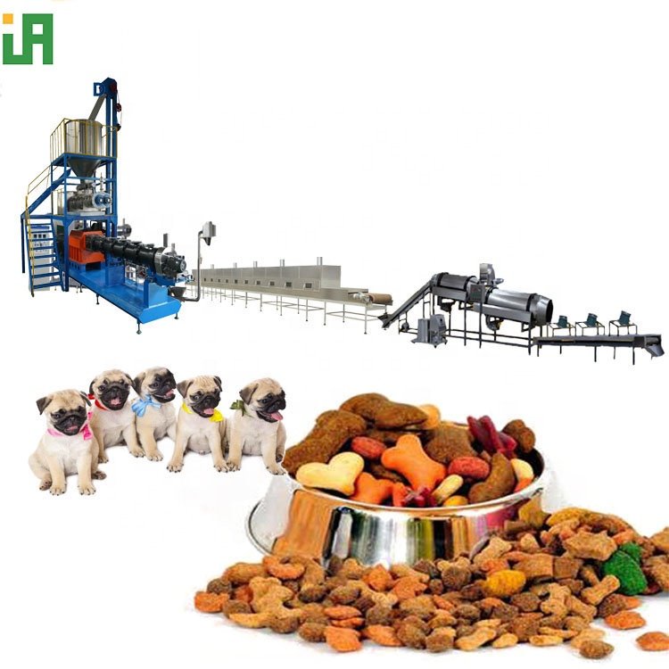 Pet Food Making Machine Dog Food Pellet Extruder Animal Feed Pellet Production Line