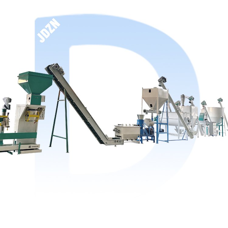 1-2 ton per hour small chicken feed production machine animal feed mill machinery chicken feed production machine
