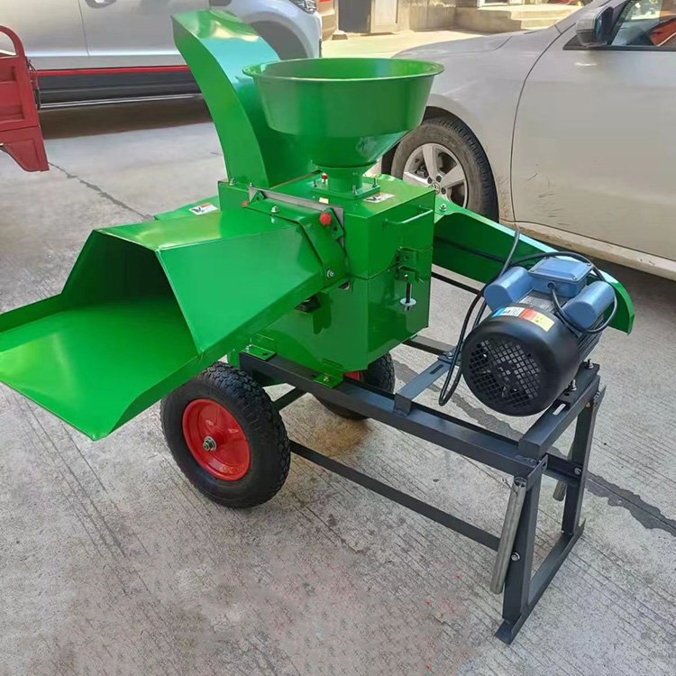 Electric Animal Feed Grass Cutting Machine Gasoline Corn Straw Grass Chopper Diesel Engine Silage Hay Chaff Cutter Machine
