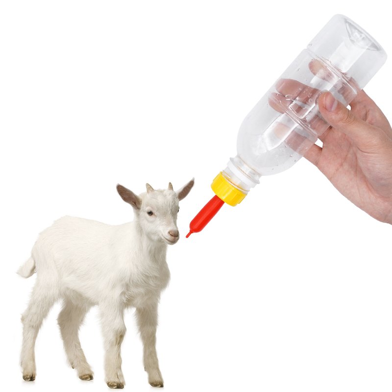 Animal Feeding Milk Bottle Rubber Nipple Pacifier Lamb Calf Sheep Silicone Nipple Teat For Feeding Bottle