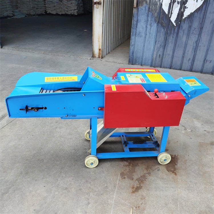 Chaff Cutter Silage Forage Cutting Chopper Mill Animal Feed Fodder Alfalfa Hay Grass Shredder Grinder Machine Farm Home Use