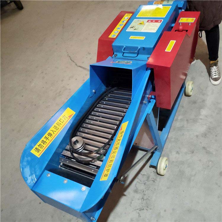Chaff Cutter Silage Forage Cutting Chopper Mill Animal Feed Fodder Alfalfa Hay Grass Shredder Grinder Machine Farm Home Use
