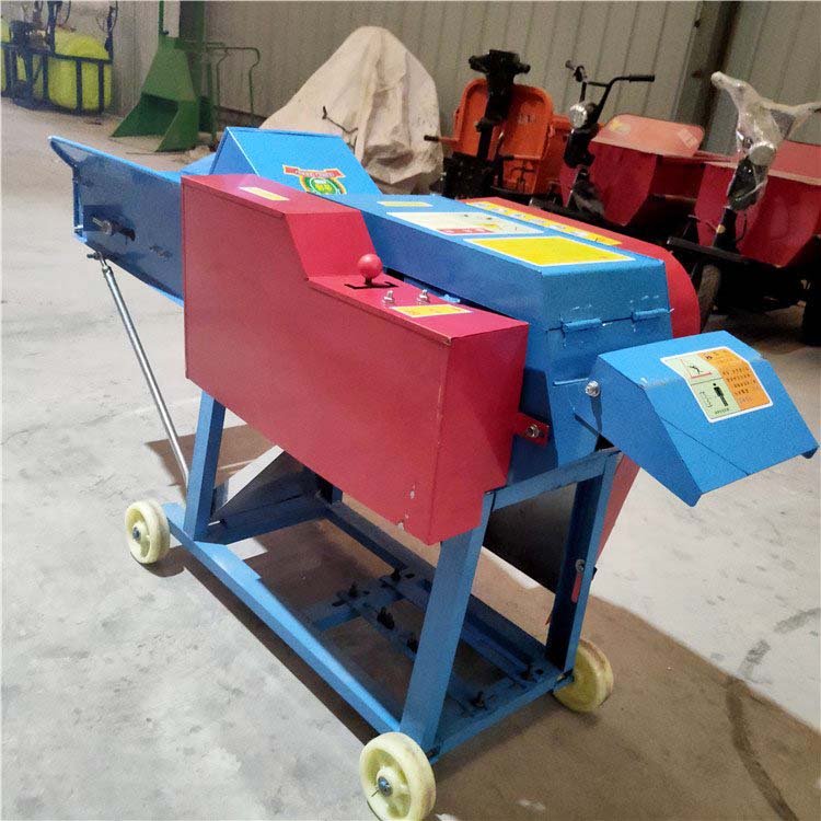 Chaff Cutter Silage Forage Cutting Chopper Mill Animal Feed Fodder Alfalfa Hay Grass Shredder Grinder Machine Farm Home Use