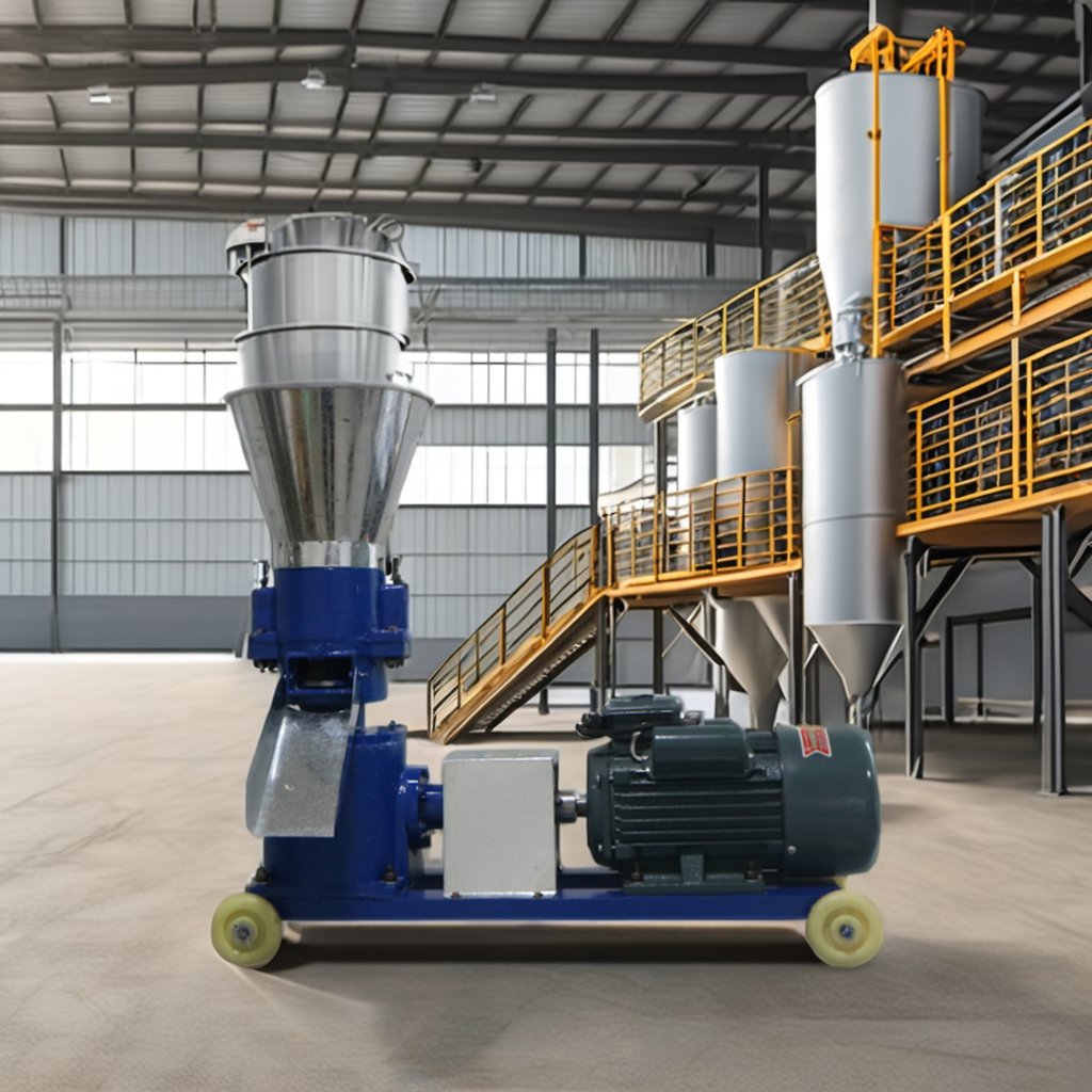 High Quality 200Kg/h Animal Feed Pellet Machine with Engine Motor Gearbox Bearing Home Use Manufacturing Plant