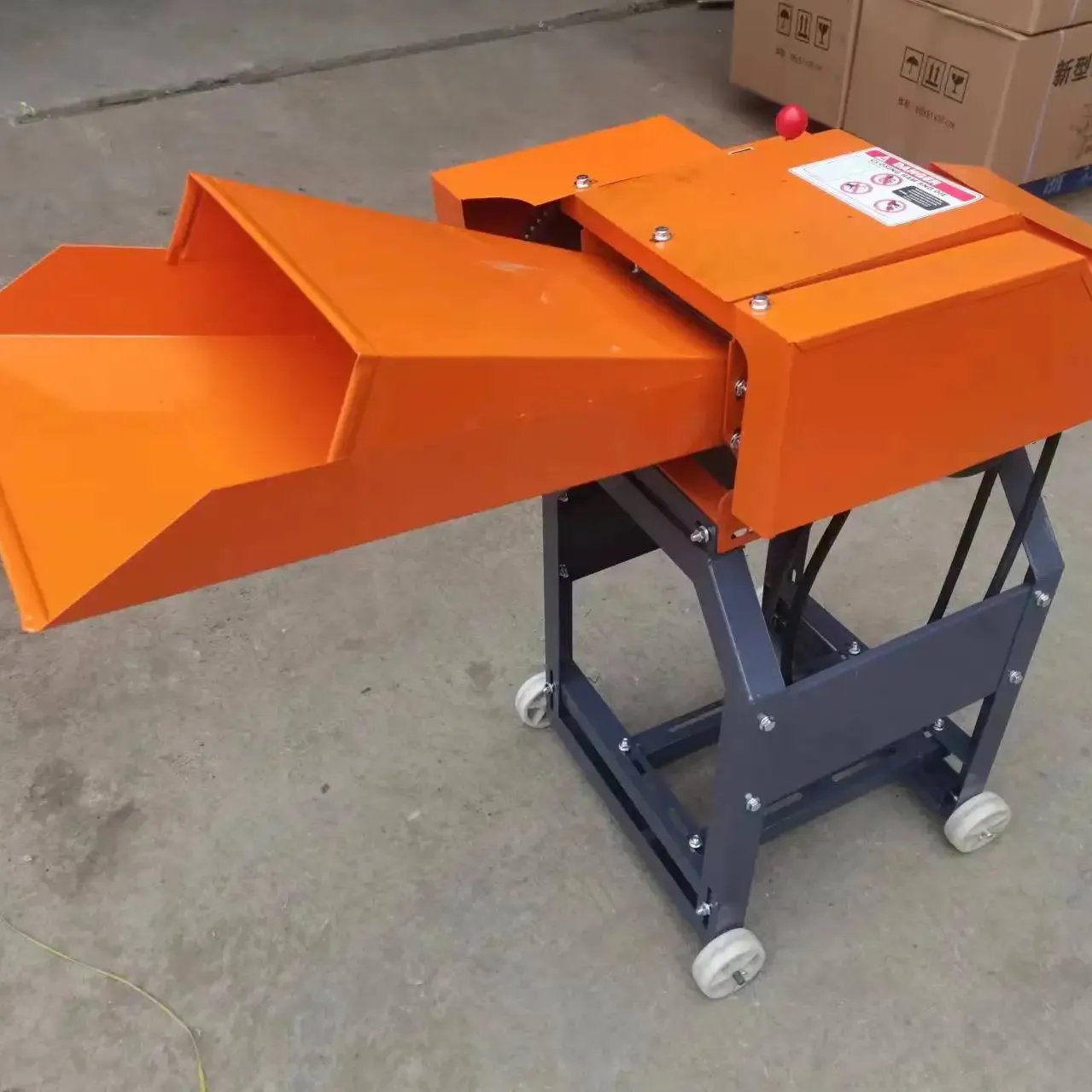 Electric chinese grass cutting machine corn straw cutter for animals feed chaff cutters Animal Feed Processing Machines