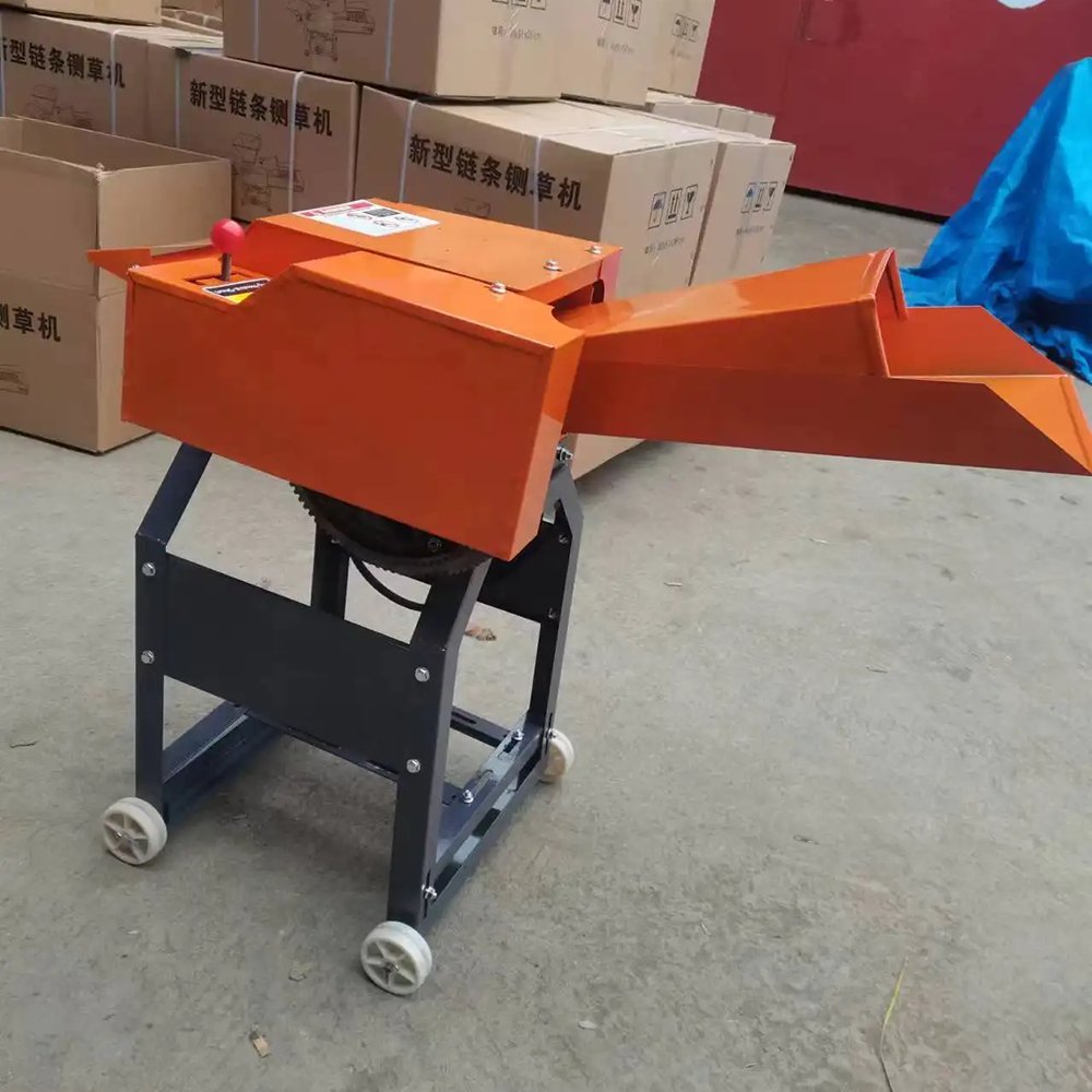 Electric chinese grass cutting machine corn straw cutter for animals feed chaff cutters Animal Feed Processing Machines
