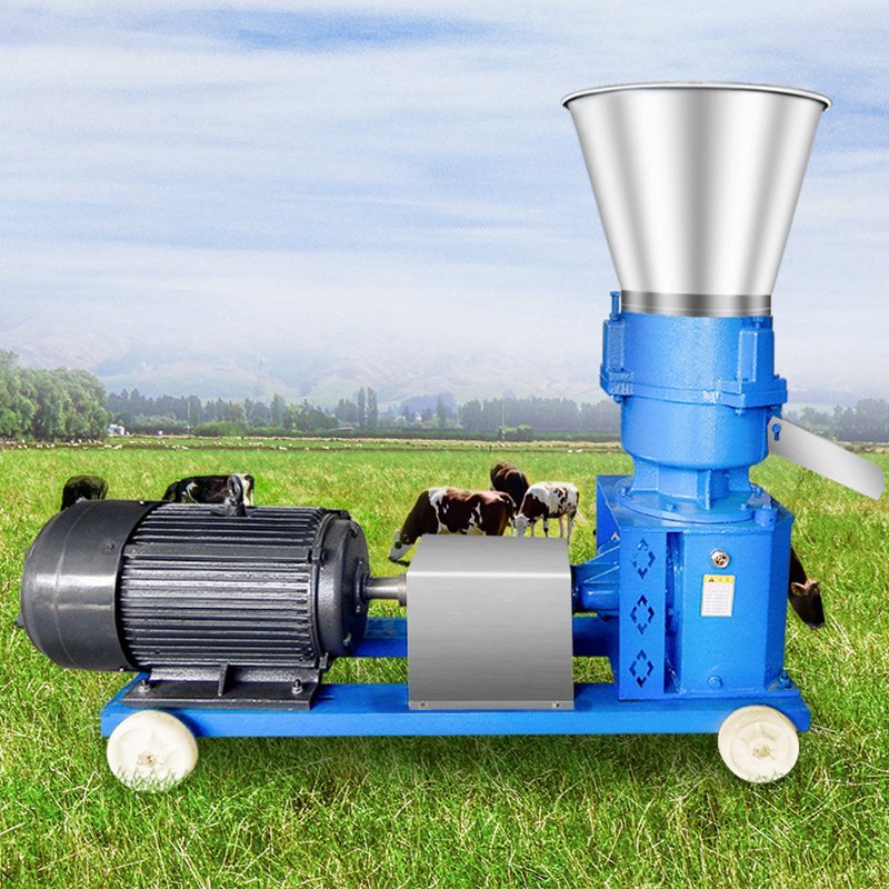 GREAT FARM Hot Sale Electric Type Pellet Machine High Efficiency Granulator Machine in Animal Farm Making Animal Feeds Use