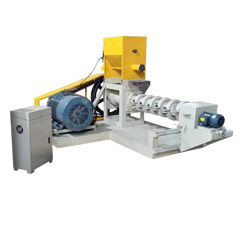 Soya bean/rice bran animal feed soybean extruder for sale