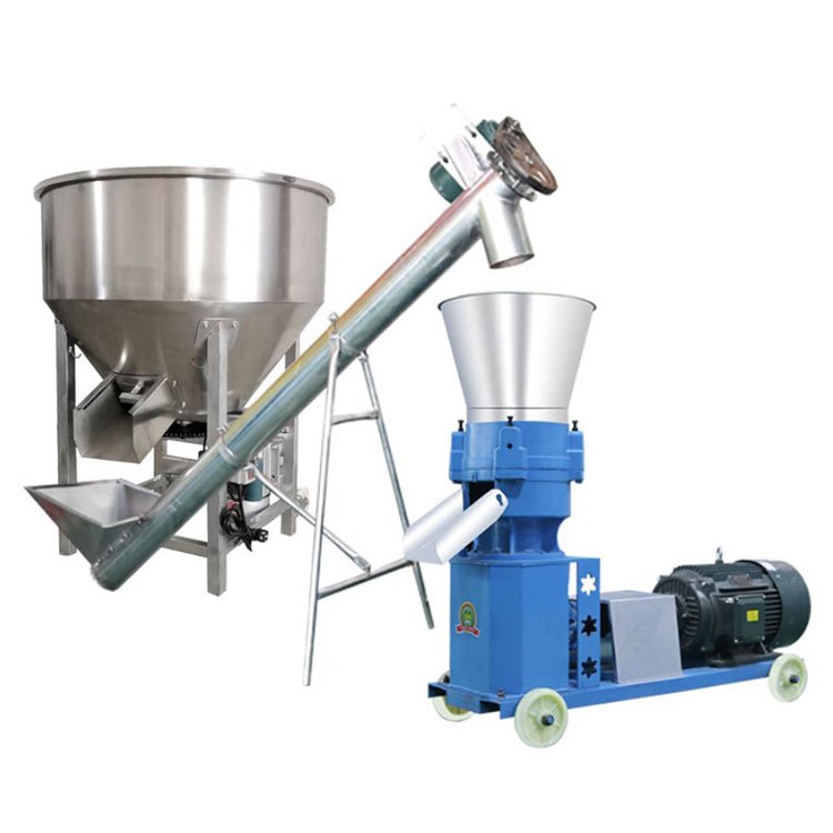 Poultry Chicken Pig Goat Cattle Pelletizer Machine Animal Feed Making Machine Model125 Animal Feed Pellet Machine