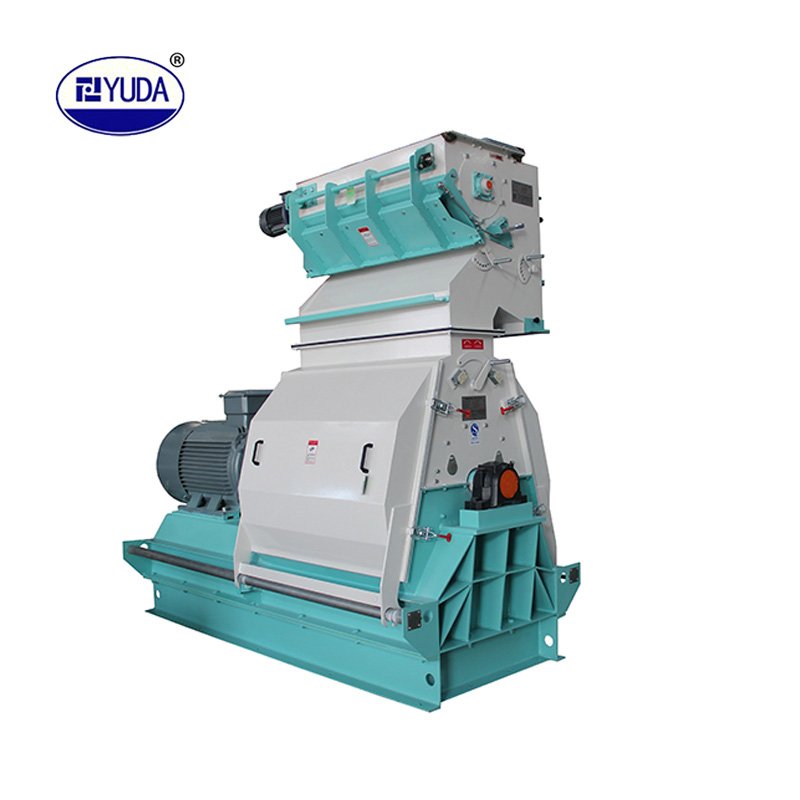 YUDA 10-12TPH SFSP66 Small Corn Hammer Mill Maize Grain Grinding Machine Animal Feed Crusher