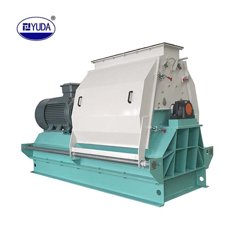 YUDA 10-12TPH SFSP66 Small Corn Hammer Mill Maize Grain Grinding Machine Animal Feed Crusher