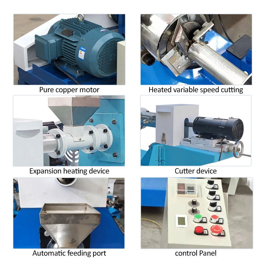 Hot Selling Animal Feed Pellet Machine Henan Feed Crushing Pet Cat Kibble Food Making Machine