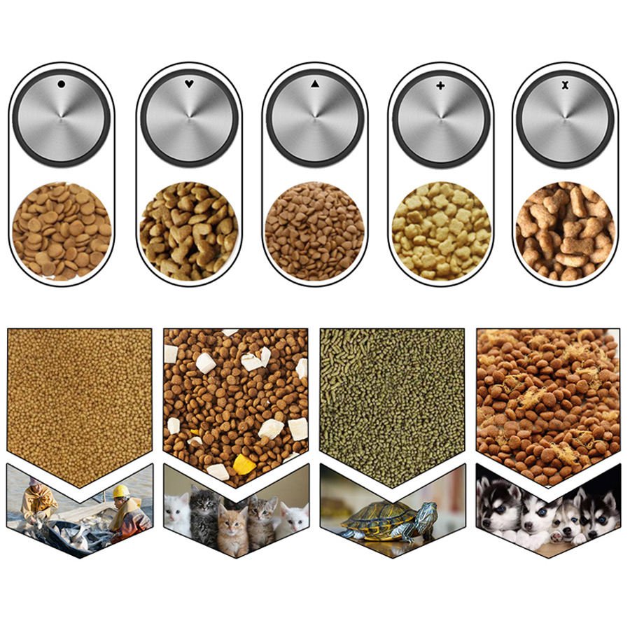 Hot Selling Animal Feed Pellet Machine Henan Feed Crushing Pet Cat Kibble Food Making Machine